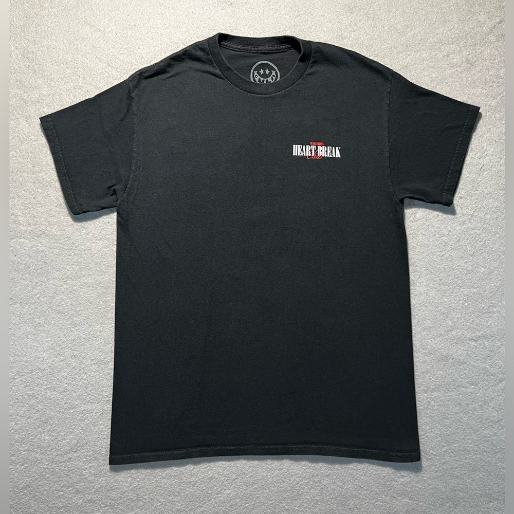 CVLA Los Angeles Heart Break Club T-Shirt Men’s Medium Black Cotton